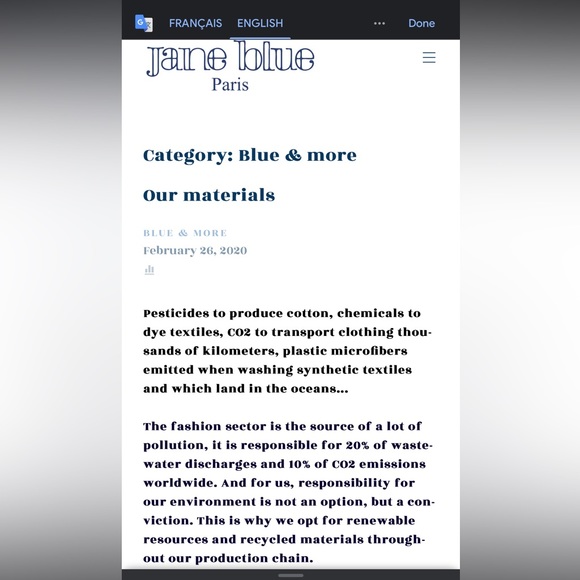 JANE BLUE 🇫🇷 Wide Leg High Waist Jeans - Picture 4 of 8